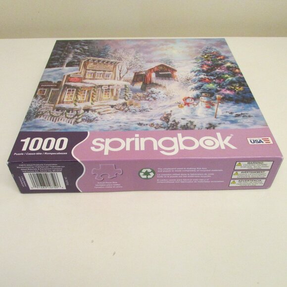 Springbok Puzzle 1000 pieces, Country Christmas Store - Picture 2 of 6